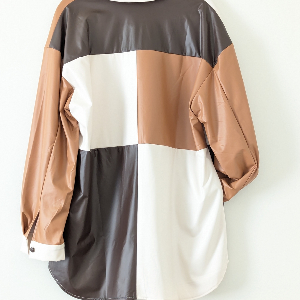 Patchwork Button-Upโ Shirt - Picture 3 of 5